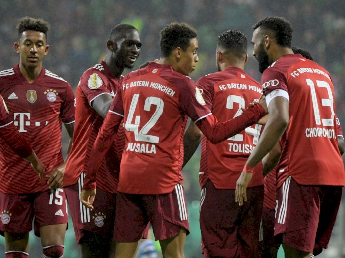 FOTO: DFB Pokal, Bayern Munchen Hajar Bremer SV Tanpa Ampun 12-0
