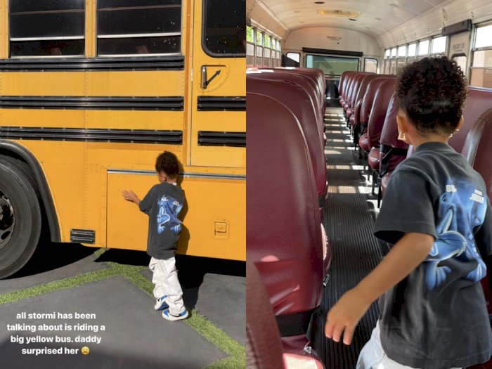 Kylie Jenner Diolok-olok Usai Posting Stormi Diberikan Bus Sekolah oleh Travis Scott