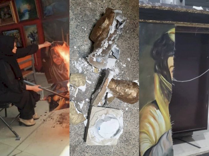 Aturan Baru Taliban, Para Seniman di Afghanistan Terpaksa Hancurkan Seni Mereka Sendiri