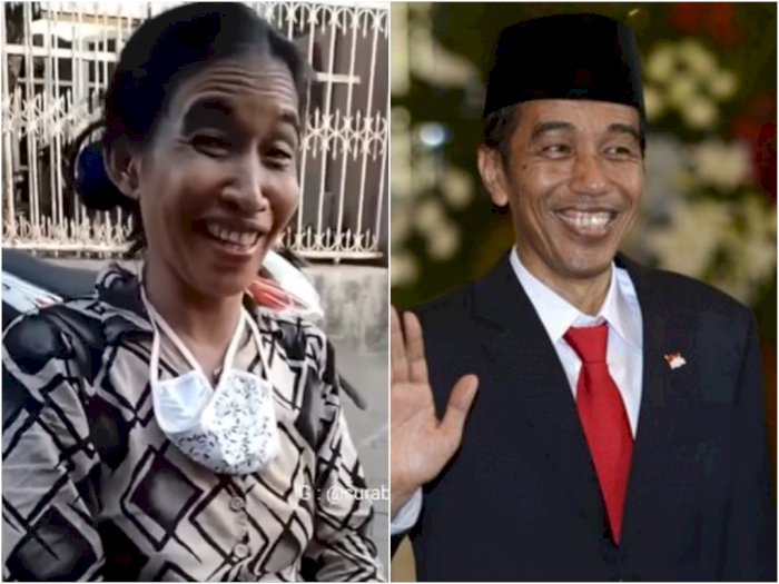    Ibu-ibu ini Punya Wajah Mirip dengan Presiden Jokowi, Ini Respon Netizen