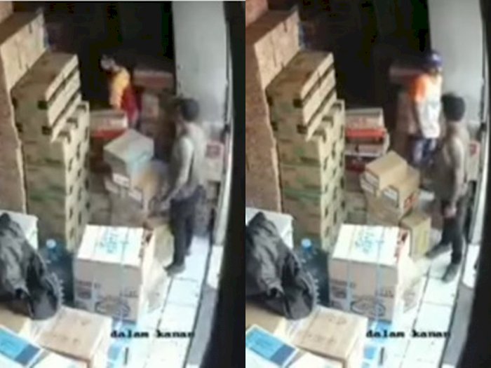 Sekelompok Pria Terekam CCTV Rampok Toko Grosir di Bandung, Todongkan Pistol ke Pegawai