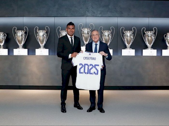 Perpanjang Kontrak, Casemiro Bertahan di Real Madrid Hingga 2025