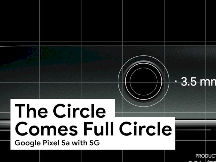 Google Pamer Fitur Headphone Jack di Pixel 5a Terbaru dengan Tema ala Jony Ive!