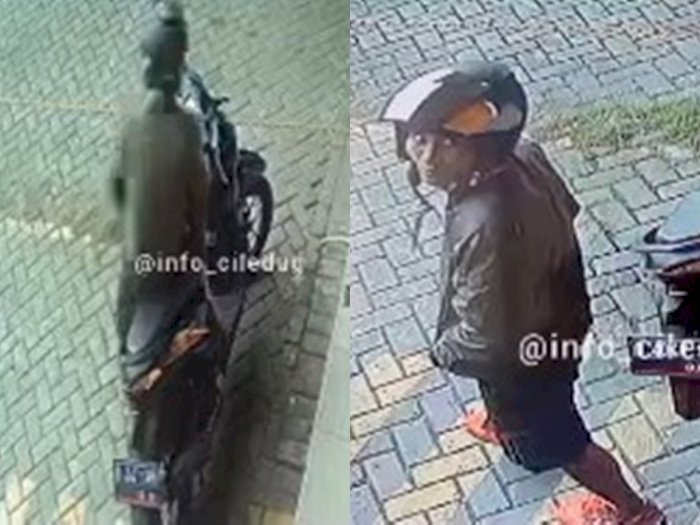 Detik-detik Pria Bobol dan Bawa Kabur Motor di Pesanggrahan Jaksel, Aksinya Terekam CCTV