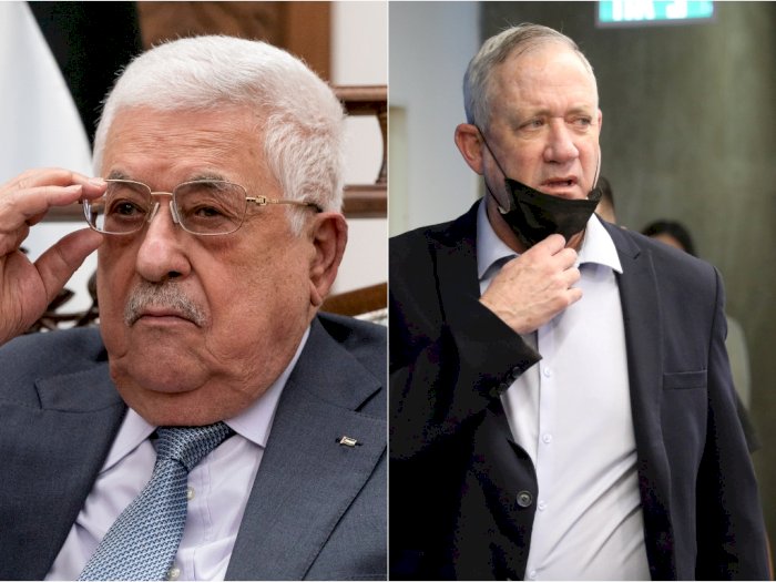 Presiden Palestina Abbas Bertemu Menhan Israel Gantz, Bahas Apa?