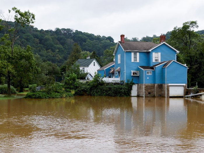 FOTO: Badai Ida Menyebabkan Banjir di Pennsylvania