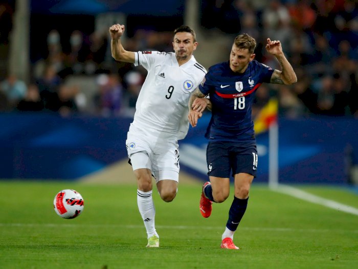 FOTO: Kualifikasi Piala Dunia 2022, Prancis vs Bosnia Herzegovina 1-1