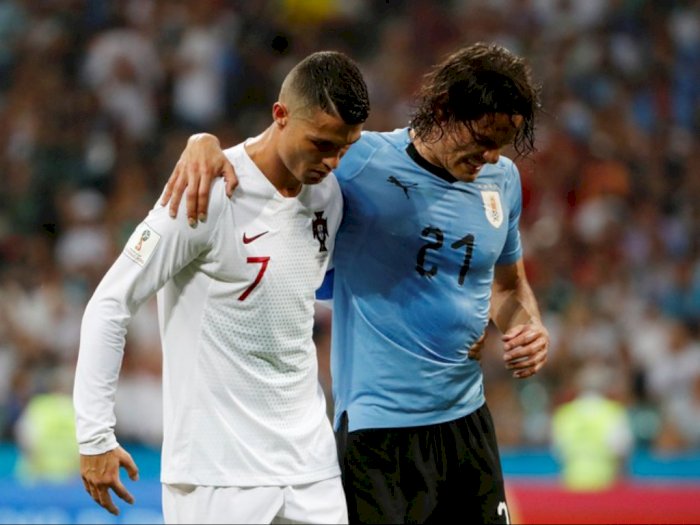 Ronaldo Berterima Kasih ke Cavani yang Ikhlas Serahkan Nomor Punggung 7