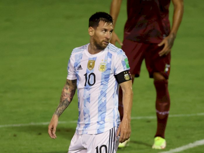 Bela Argentina di Kualifikasi Piala Dunia, Messi Jadi Korban Tekel Keras Pemain Venezuela 