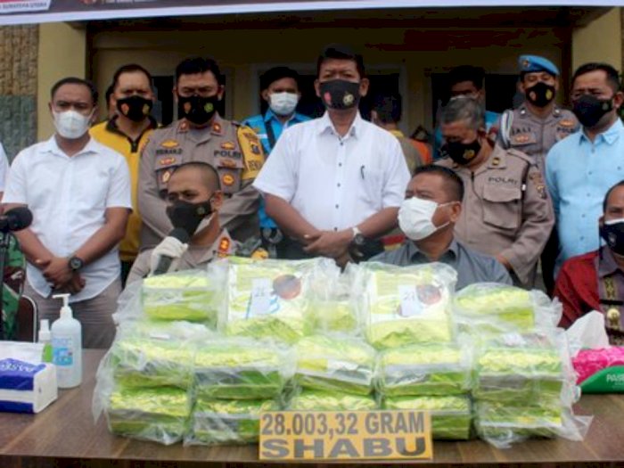 Gudang Penyimpanan Narkoba Asal Malaysia Dibongkar Polres Asahan, 28 Kg Sabu Ditemukan