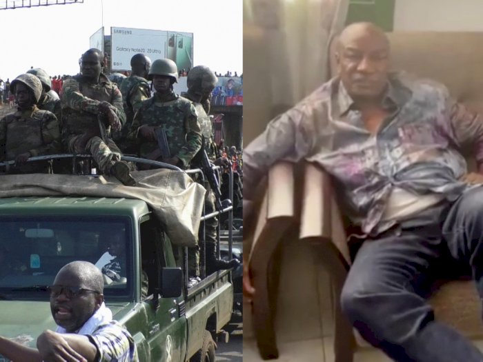 Terjadi Kudeta di Guinea, Tentara Tangkap Presiden Alpha Conde