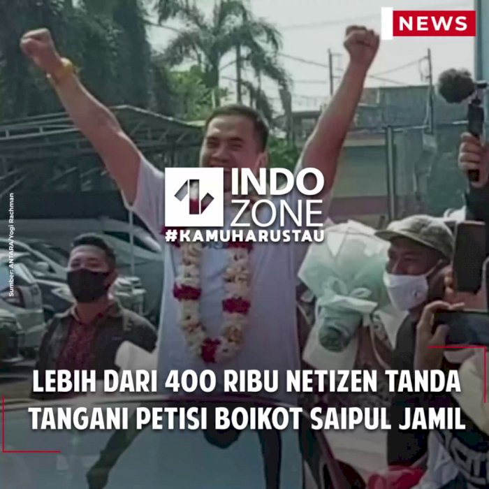 Lebih dari 400 Ribu Netizen Tanda Tangani Petisi Boikot Saipul Jamil