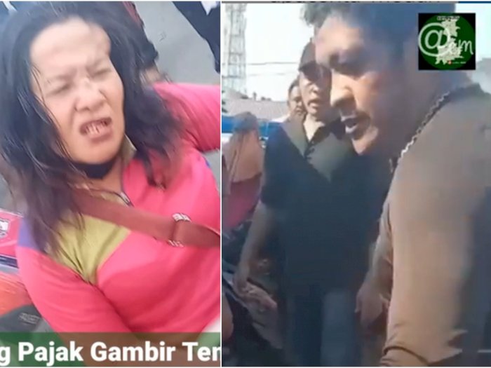 Kejam, 2 Preman di Medan Pukuli Wanita Pedagang di Pasar, Sampai Minta Ampun Ditendangi