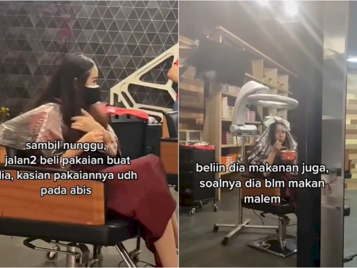 Viral Cowok Rela Temani Pacar di Salon Selama 6 Jam, Netizen: Mau Satu Ya Allah