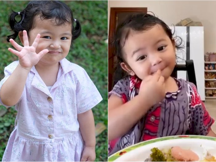 Thania Anak Ruben Onsu Jatuh, Aksinya Manyun Tunjukkan Bibir Luka Bikin Gemas