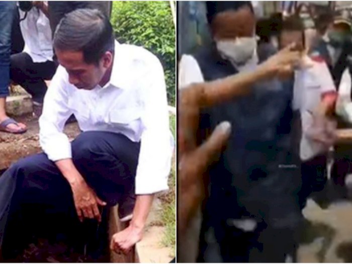 Anies Nyungsep ke Got, Abu Janda Bandingkan dengan Jokowi yang Masuk Got Demi Kerja
