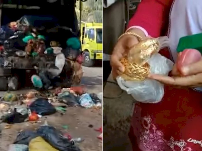 Tak Sengaja Buang Perhiasan Rp 240 Juta, Wanita Ini Beruntung Temukan di Truk Sampah