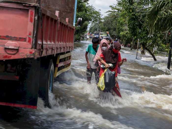 FOTO: Dampak Banjir Luapan Sungai di Katingan
