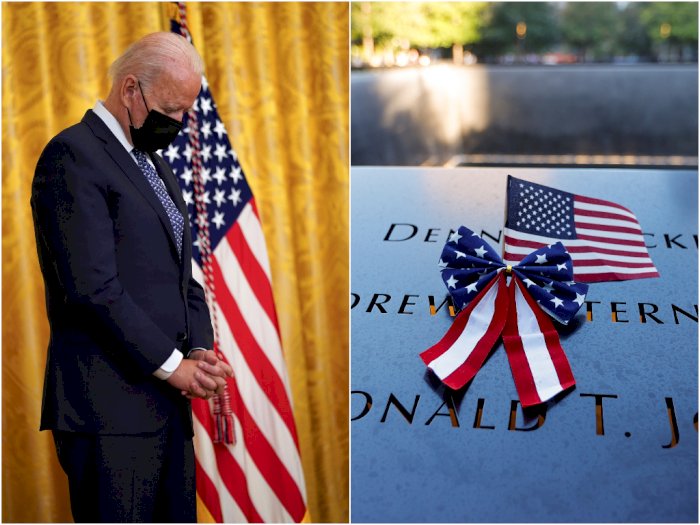 AS Peringati 20 Tahun Serangan 9/11, Biden Kunjungi Tiga Lokasi Serangan Sekaligus