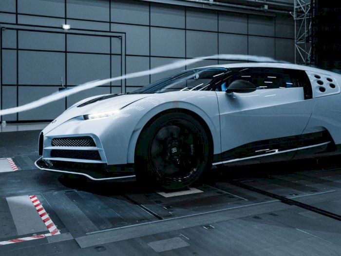 Melihat Uji Wind Tunnel yang Dilakukan Bugatti ke Mobil Centodieci Barunya!