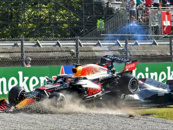 Menyedihkan, Tersingkir dari Grand Prix Italia, Verstappen: Anda Tidak Memberi Ruang