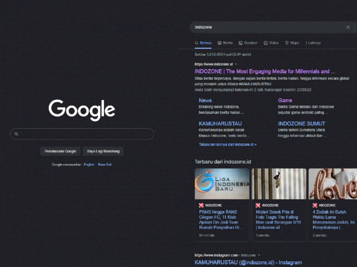 Google Search Versi Desktop Akhirnya Kebagian Mode Gelap, Begini Cara Aktifkannya!