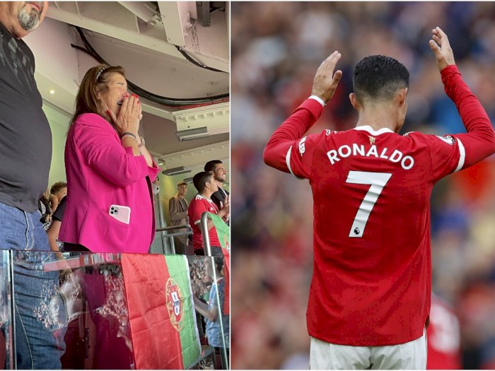 Potret Ibunda Ronaldo yang Menangis Haru Lihat Anaknya Cetak Gol di Laga Debut