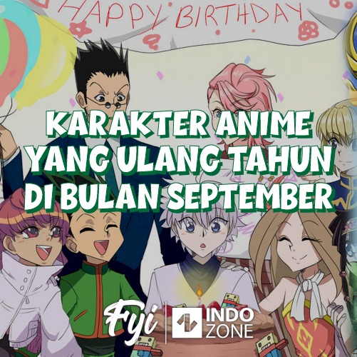 Karakter Anime Yang Ulang Tahun Di Bulan September