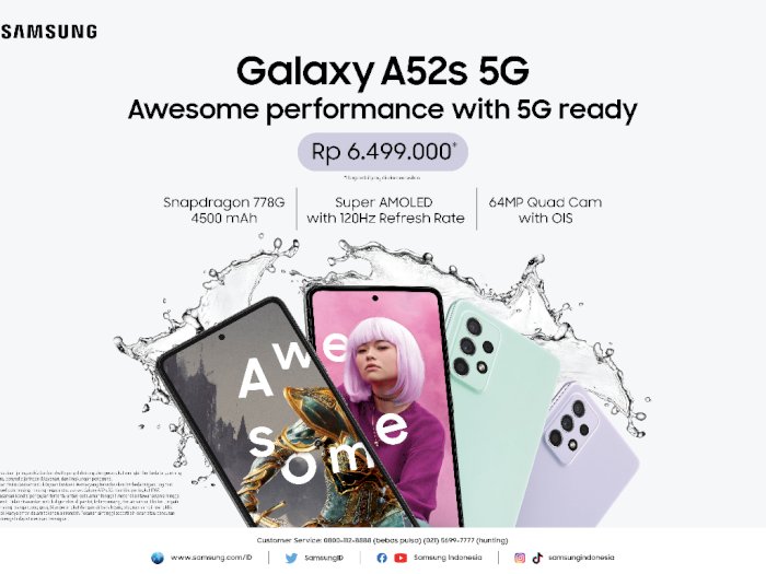 Samsung Galaxy A52s 5G, Smartphone dengan Performa yang Manjakan para Gamer