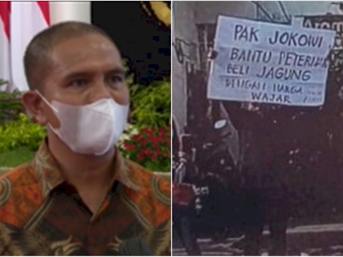 Kata Suroto, Peternak yang Bentangkan Poster: Kalau Gak Ada Saya, Pak Jokowi Gak Akan Tahu