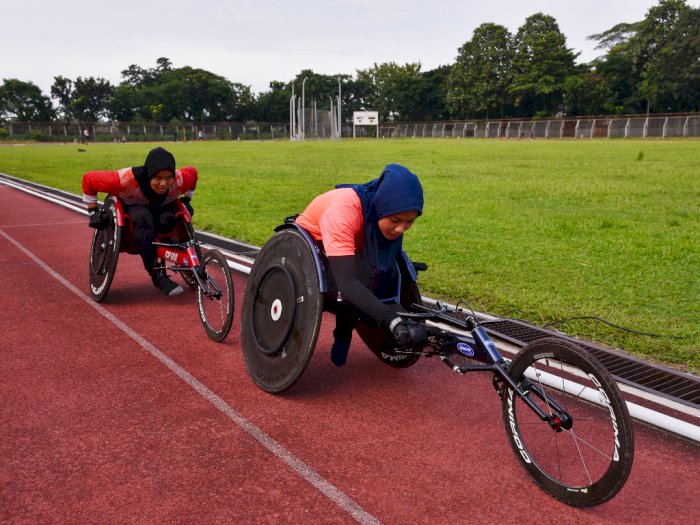 FOTO: Latihan Atlet Wheelchair NPC Sumut