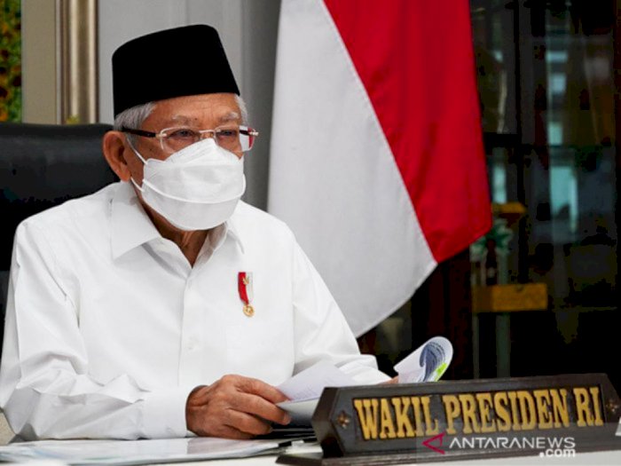 Ma'ruf Amin: Vaksin Covid-19 yang Ada Cukup untuk 77  Persen Penduduk Indonesia