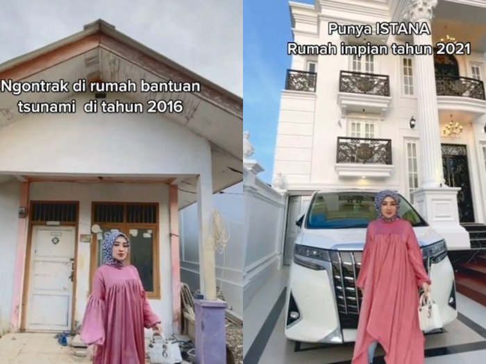 Wanita Ini Dulu Ngontrak di Rumah Bantuan Tsunami Aceh, 5 Tahun Kemudian Punya Istana