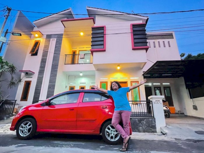 Marshel Widianto Pamer Foto Hasil Kerja Keras 5 Tahun:  Ini Red Ferrari & Rumah Pertamaku