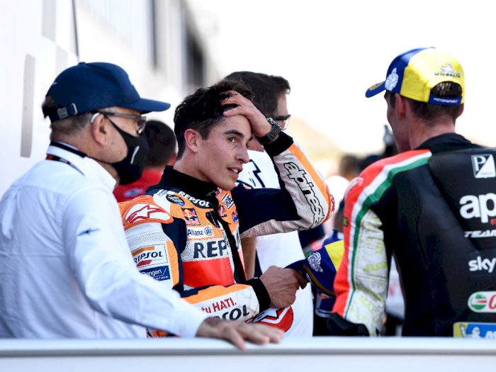 Dihantui Rasa Sakit, Marc Marquez Tak Bisa Nikmati Balapan MotoGP 