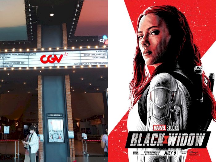 Film Black Widow Jadi yang Paling Banyak Diputar di  CGV saat Bioskop Kembali Dibuka