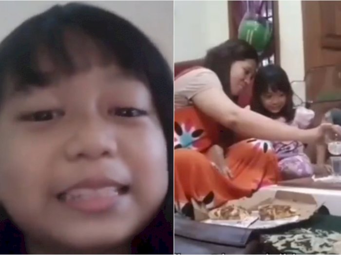 Viral Anak Ngevlog Kegirangan saat Ayahnya Bawa Pizza dari Customer, Netizen Ikut Bahagia