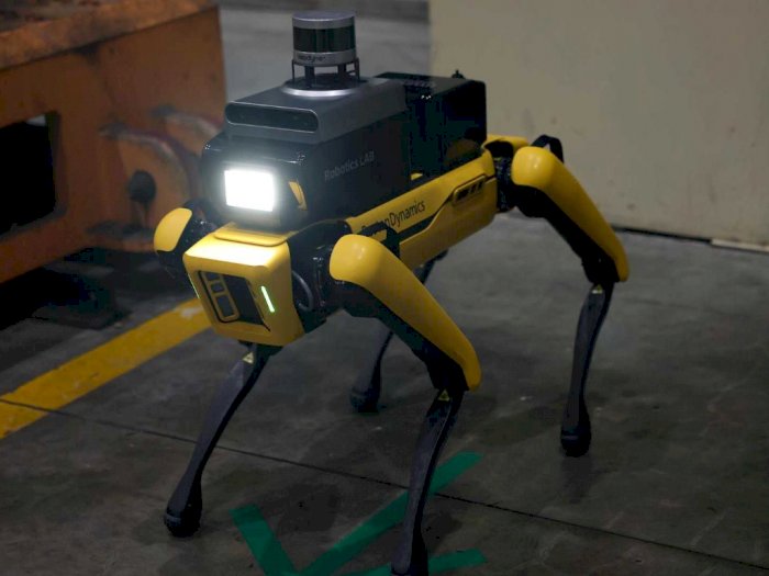 Hyundai Gunakan Robot Spot Buatan Boston Dynamics untuk Patroli di Pabriknya