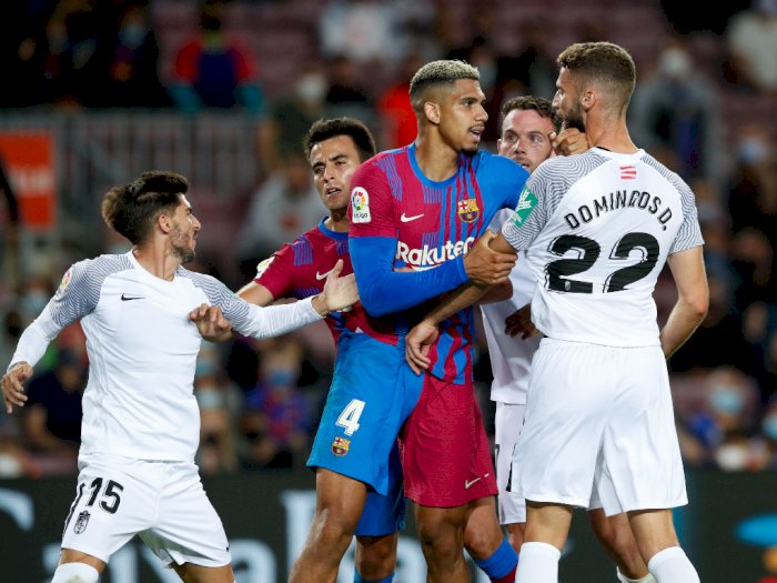 FOTO: Liga Spanyol, Barcelona Ditahan Imbang 1-1