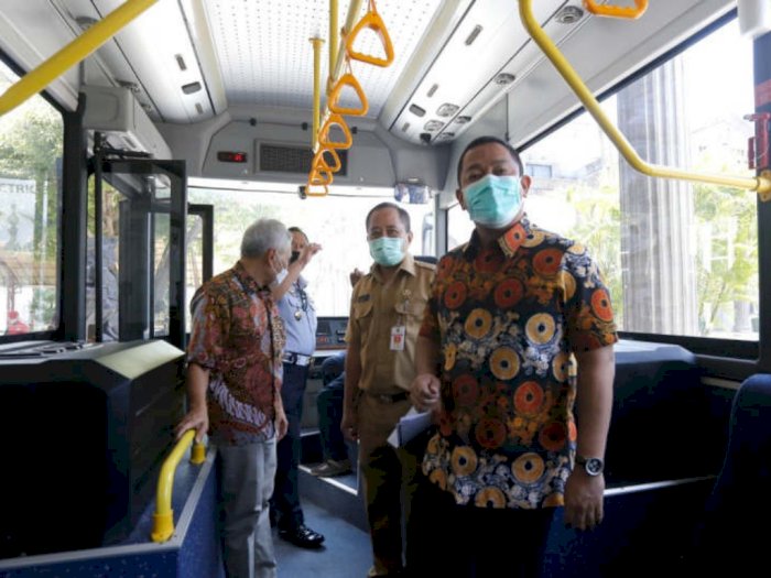 Uji Coba Bus Listrik Buatan Anak Bangsa, Wali Kota Semarang: Hasilnya Aman dan Nyaman