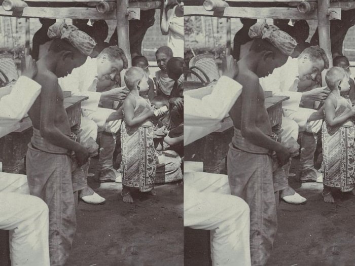 Foto Jadul Vaksinasi 'Black Death' di Jawa Tahun 1935, Netizen Bandingkan dengan Covid-19