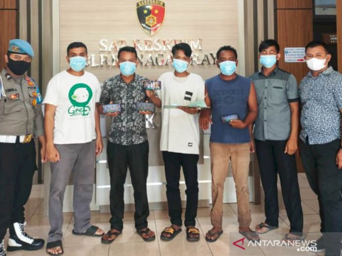 Berantas Judi Online, Polres Nagan Raya Aceh Tangkap Lima Warga Pelaku
