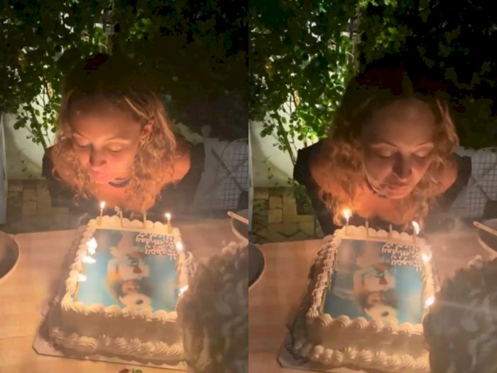 Rayakan Ulang Tahun Ke-40, Rambut Nicole Richie Malah Terbakar saat Tiup Lilin