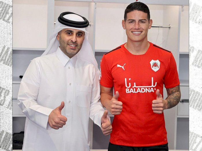 Gabung Klub Qatar Al Rayyan, James Rodriguez Punya Klausul Kontrak Berkaitan dengan PSG