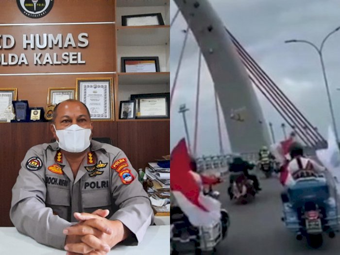 Polisi Pastikan Tak Kawal Konvoi Moge di Atas Jembatan  Sei Alalak
