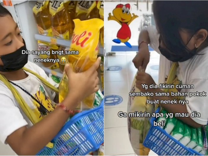 Bikin Haru, Bocah Penjual Tisu Ini Pilih Ambil Sembako saat Ditawari Jajan di Minimarket