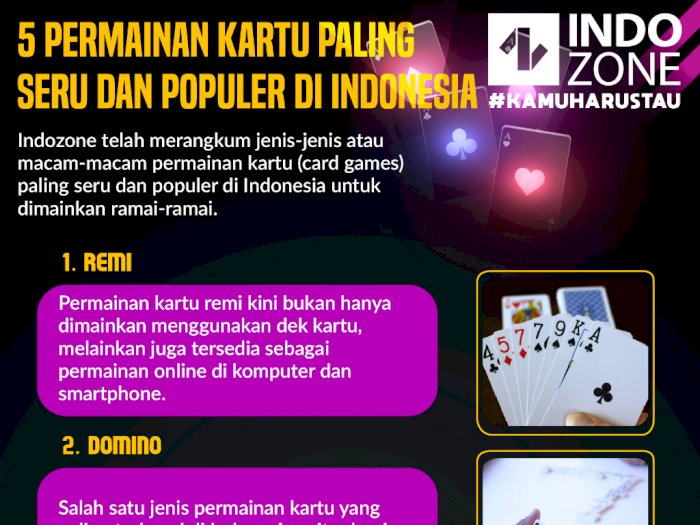 5 Permainan Kartu Paling Seru dan Populer di Indonesia