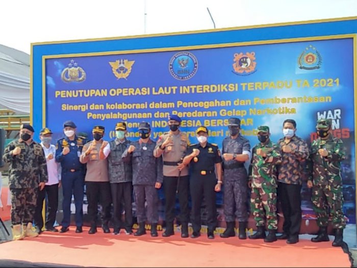 Cegah 122 Kg Narkoba  Masuk ke Indonesia, BNN Tutup Operasi Interdiksi di Belawan