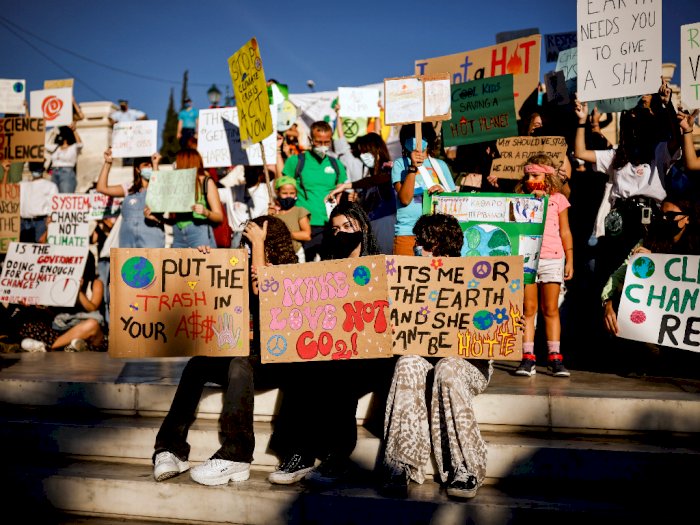 Ribuan Orang di Seluruh Dunia Gabung dalam Aksi Pemogokan Iklim Global