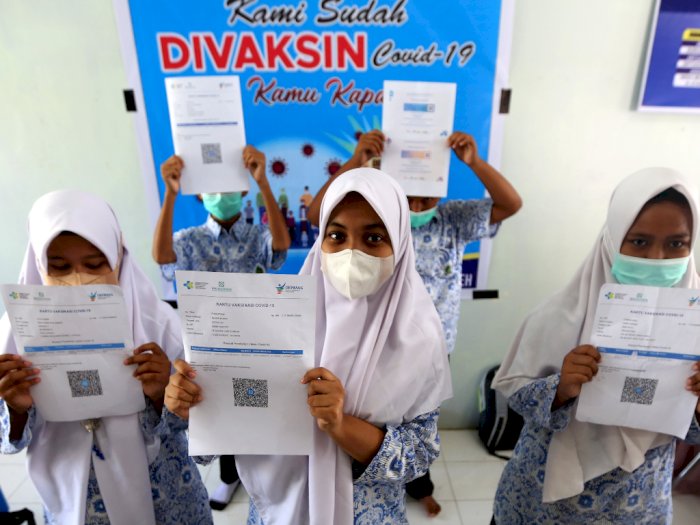 Vaksinasi Remaja di Jakarta Tinggal 15 Persen Lagi, Terkendala Izin Orang Tua